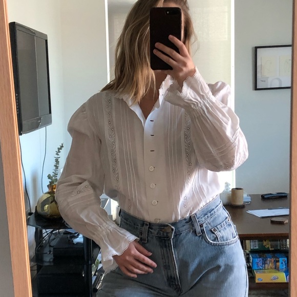 Vintage Tops - AMAZING Vintage Victorian Blouse (from Paris!) ✨